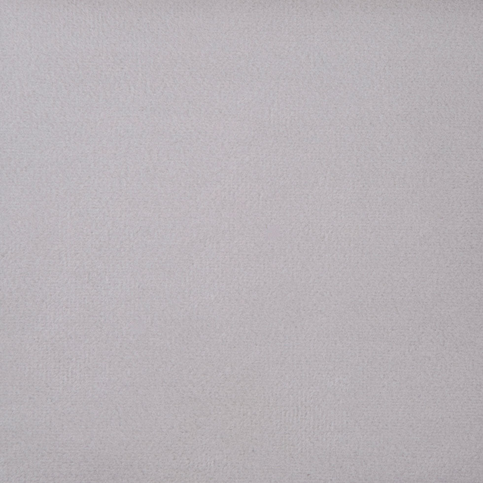 Gray & White Solid Velvet