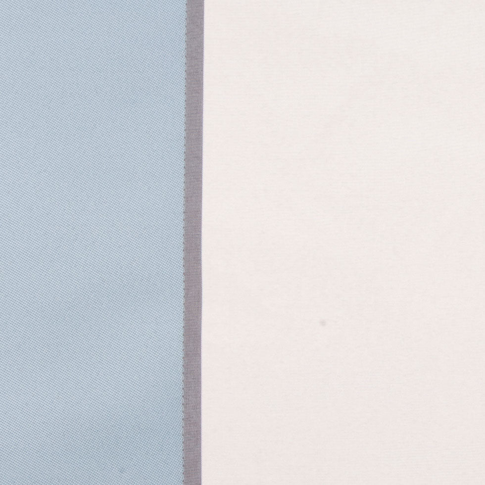 Sky Blue/Natural/Black Stripes Woven Detail