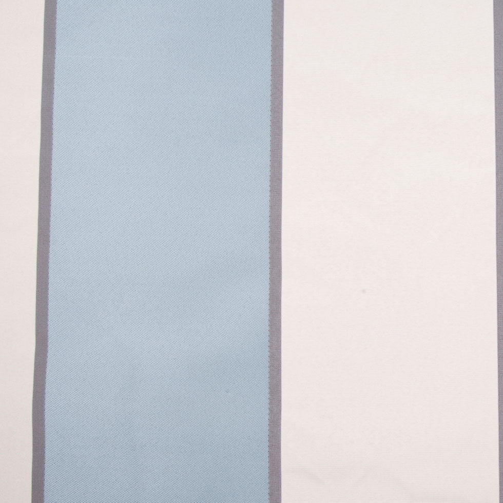 Sky Blue/Natural/Black Stripes Woven