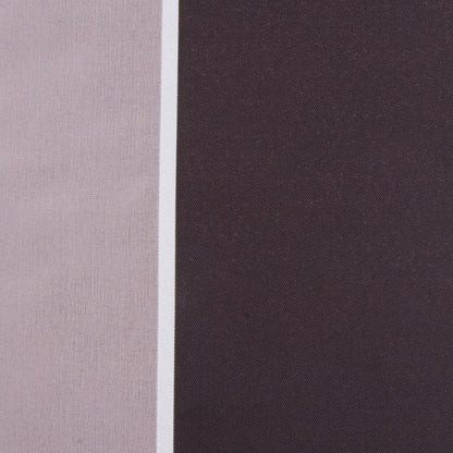 Chocolate/Natural/Black Stripes Woven Detail