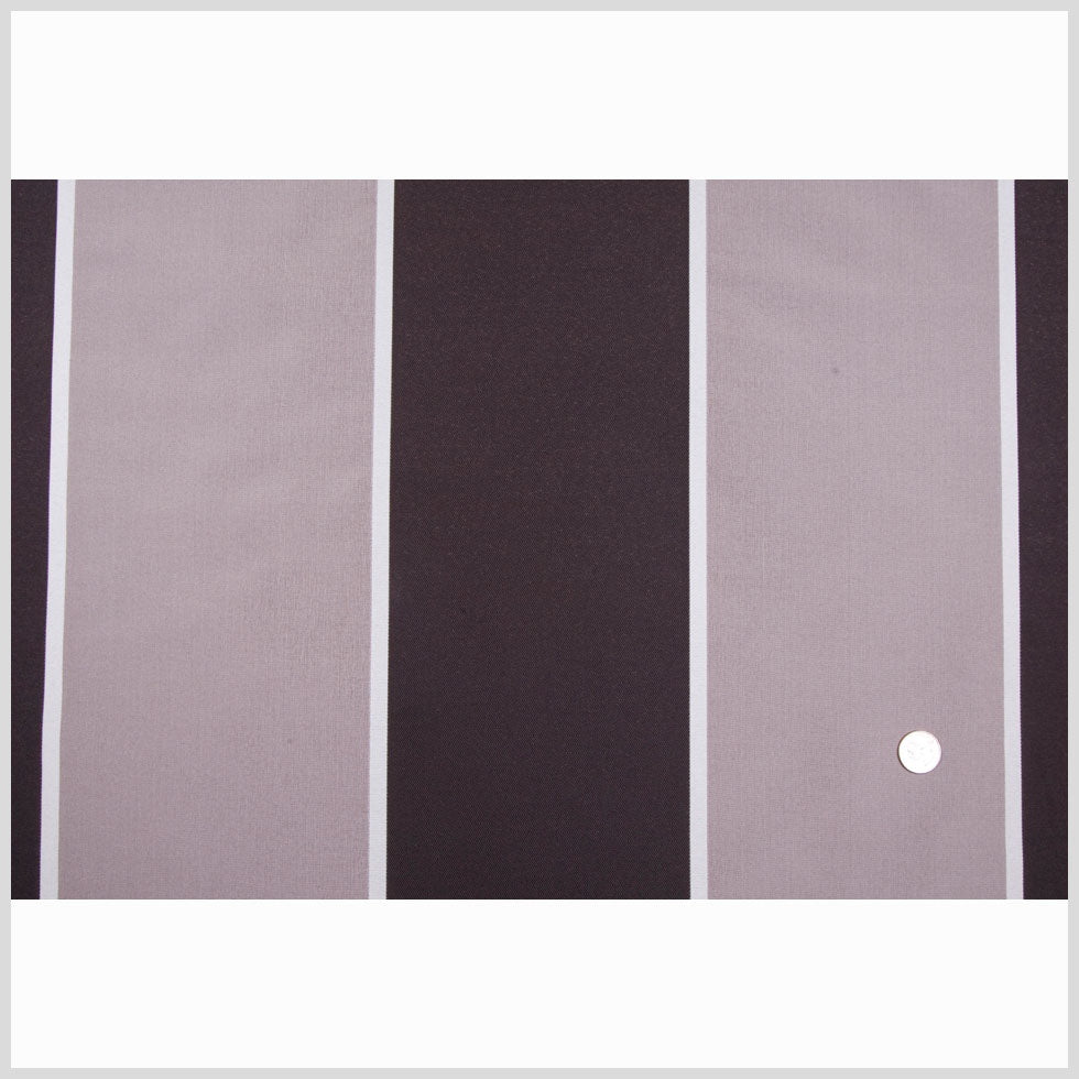 Chocolate/Natural/Black Stripes Woven Full