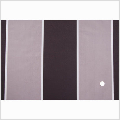 Chocolate/Natural/Black Stripes Woven Full