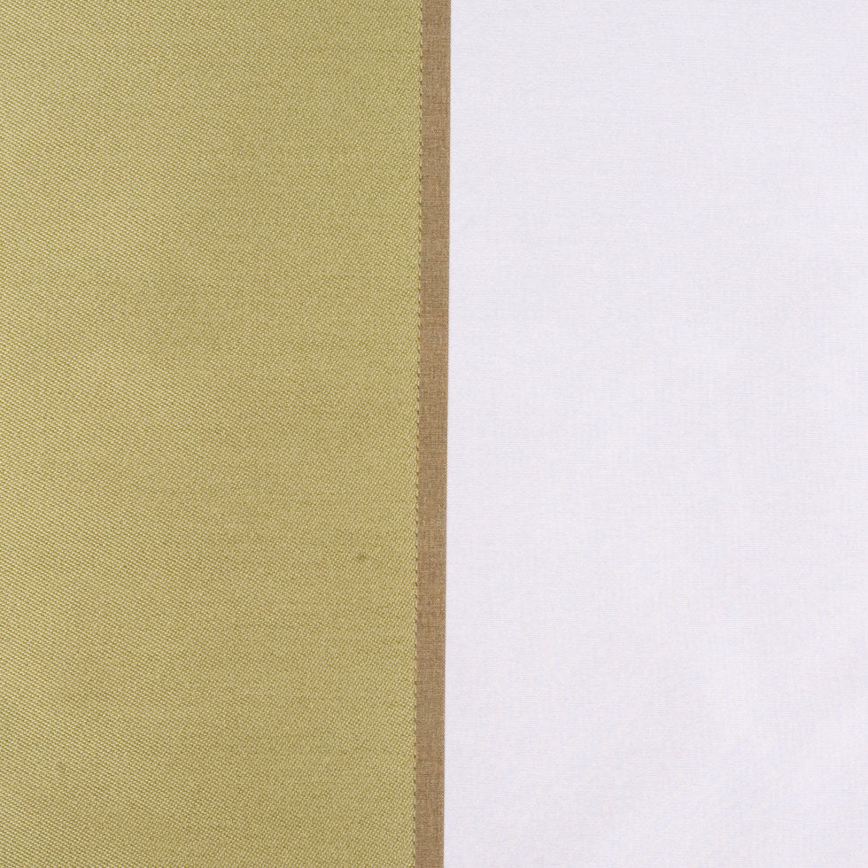Cotton/Natural/Olive Stripes Woven Detail