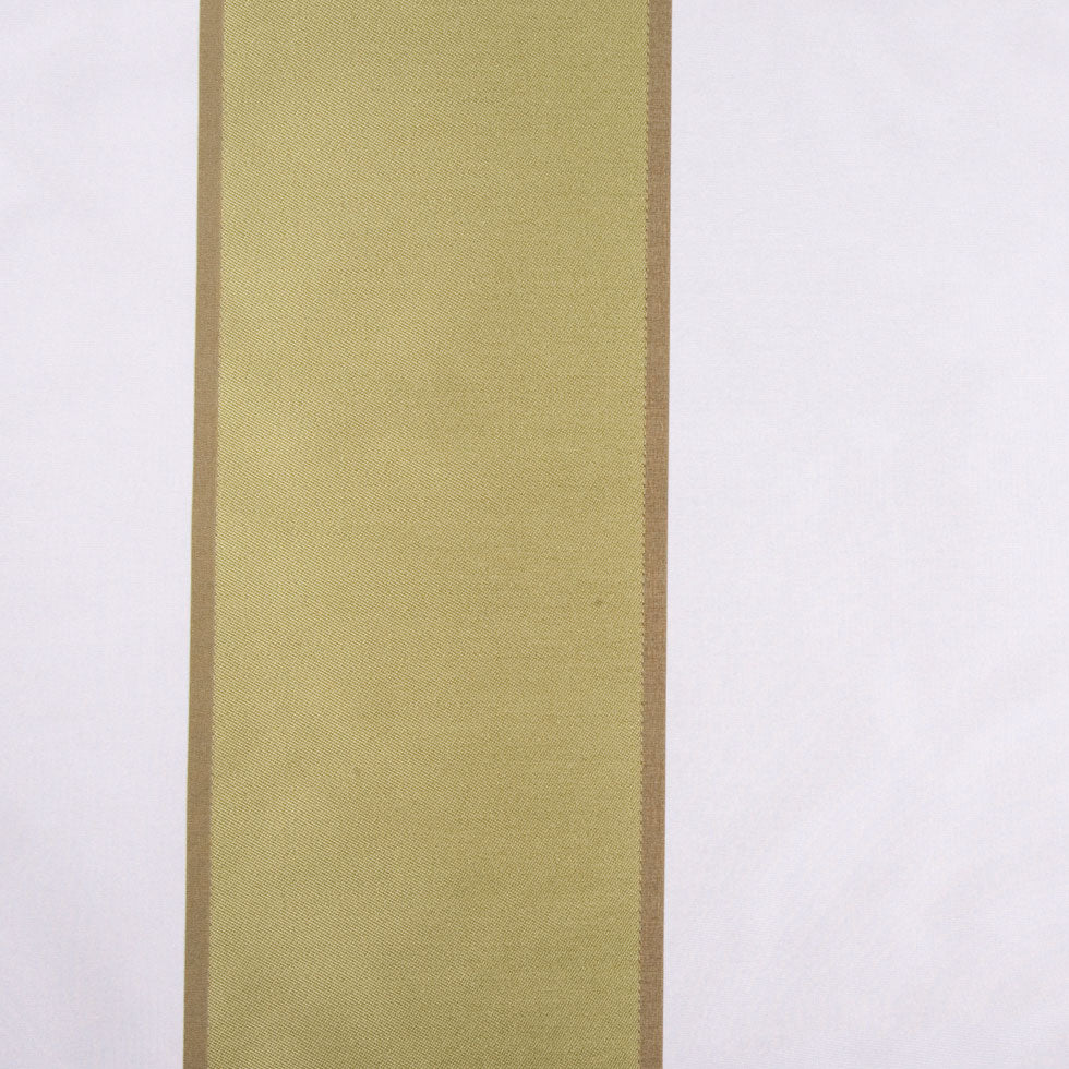 Cotton/Natural/Olive Stripes Woven