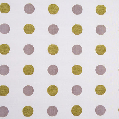 Olive/Cream/Iridescent Brown Polka Dots Chenille