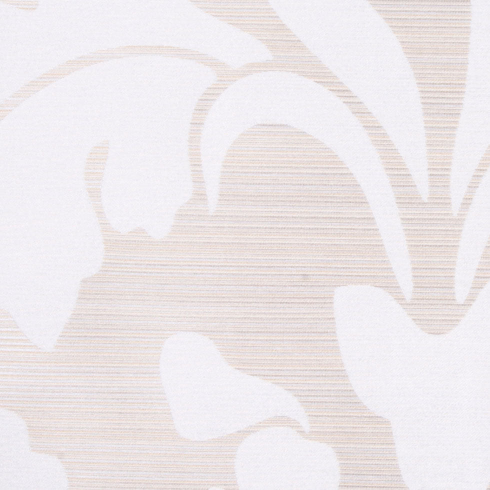 Cream Floral Woven Detail