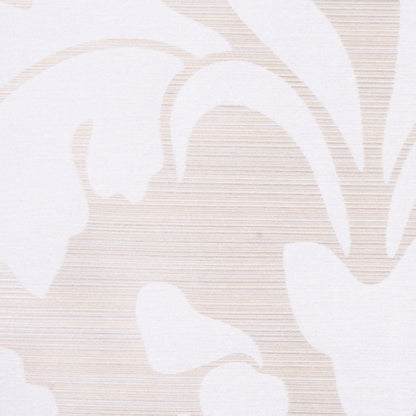 Cream Floral Woven Detail
