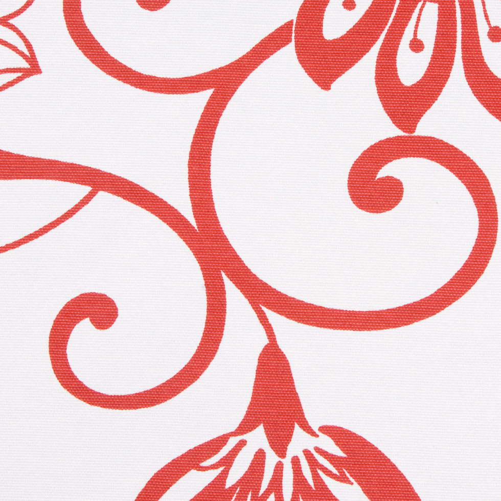 Off-White/Primary Red Floral Canvas Detail