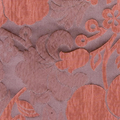 Driftwood/Terracotta Geometric Taffeta Detail