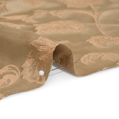 Victorian Gold/Taupe Geometric Taffeta Detail