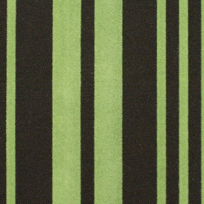 Chocolate/Grass Stripes Flocked Detail
