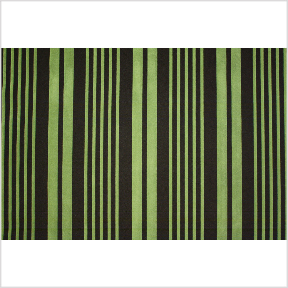 Chocolate/Grass Stripes Flocked Full