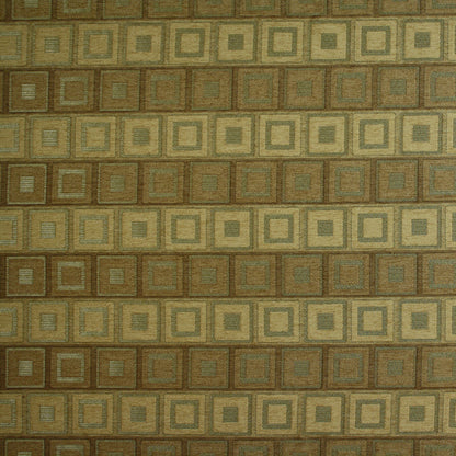 Beige/Taupe/Silver/Plateau Gold Checks Chenille