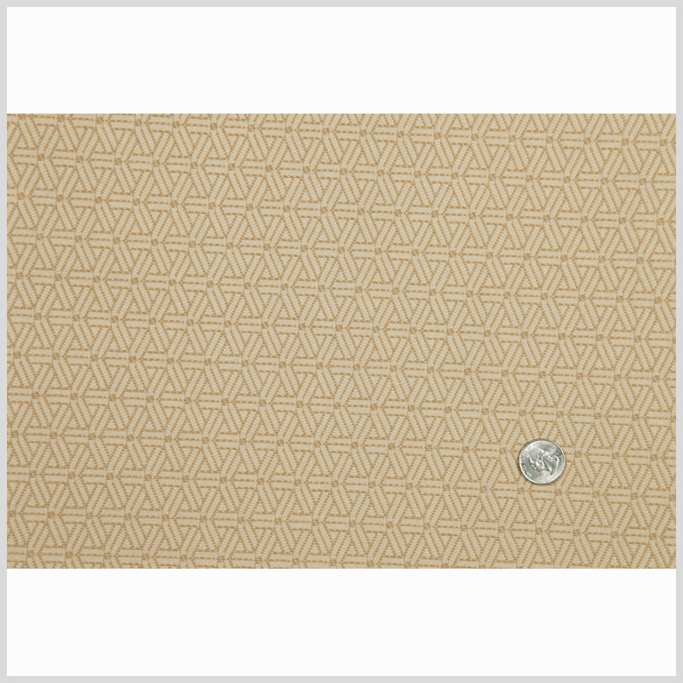 Tan/Beige Geometric Woven Full