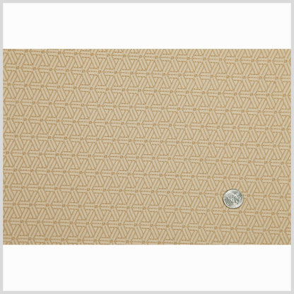 Tan/Beige Geometric Woven Full