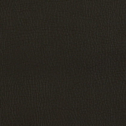 Dark Brown Solid Faux Leather/ Vinyl Detail