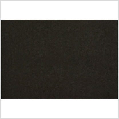 Dark Brown Solid Faux Leather/ Vinyl Full