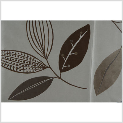 Beige/Natural Floral Woven Full