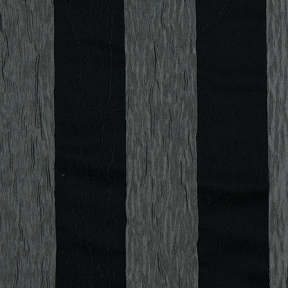 Silver/Black Stripes Woven Detail