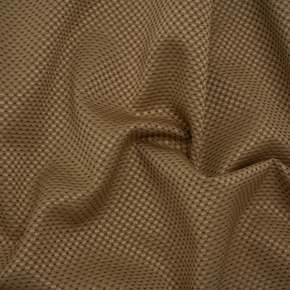 Tan/Chocolate Checks Woven