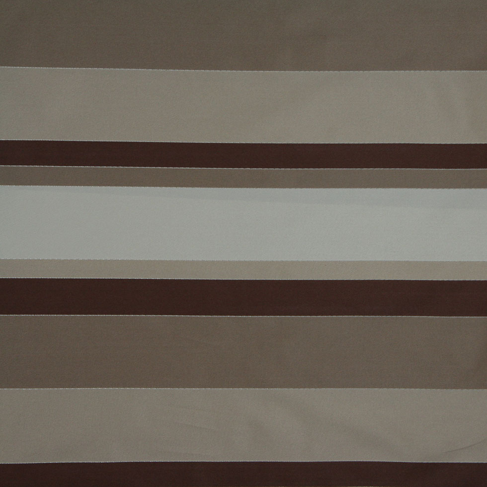 Chocolate/Taupe/khaki/Cream Stripes Woven