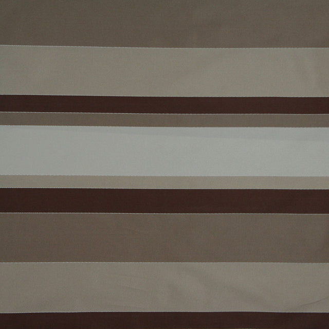 Chocolate/Taupe/khaki/Cream Stripes Woven