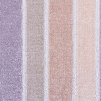 Beige/Blue Gray/Green Gray Stripes Velvet Detail