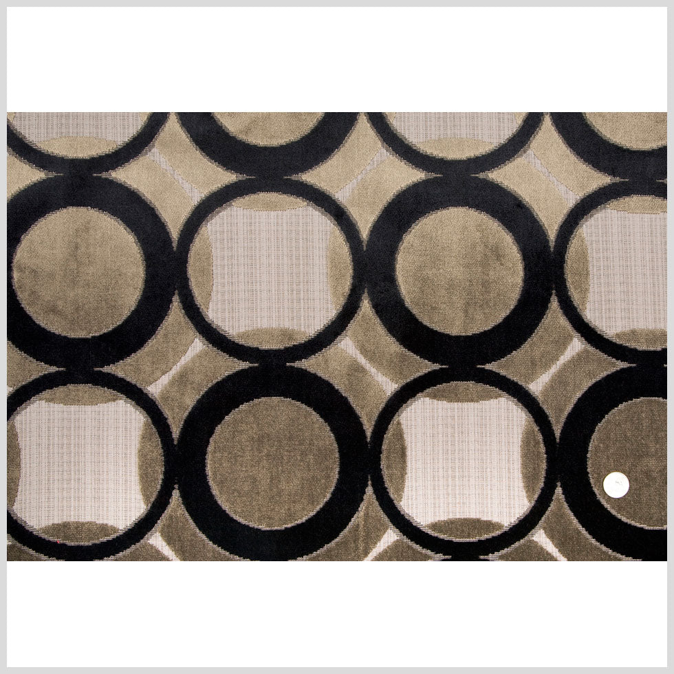 Black/Gray Geometric Chenille Full