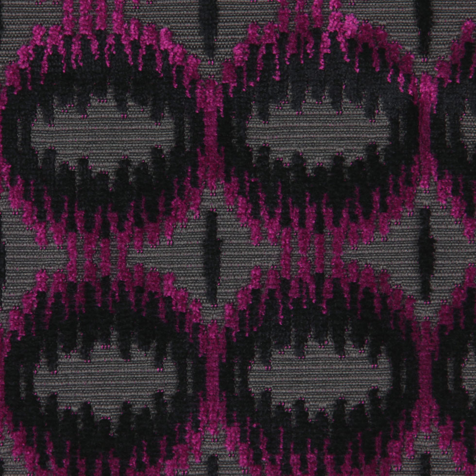 Zwart Cardinal Round Geometric Velvet Detail