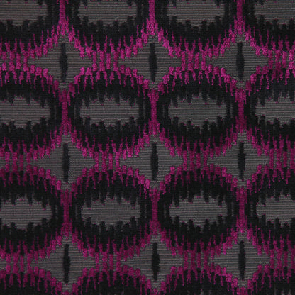 Zwart Cardinal Round Geometric Velvet