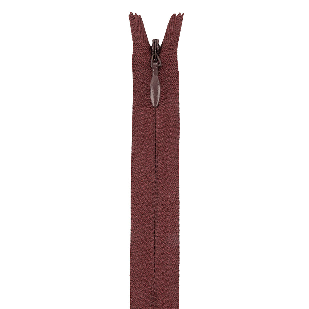 Invisible Zipper 24" by YKK - 048 Oxblood