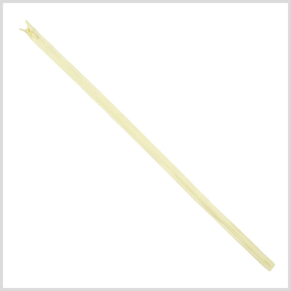Invisible Zipper 24" by YKK - 054 Pale Yellow