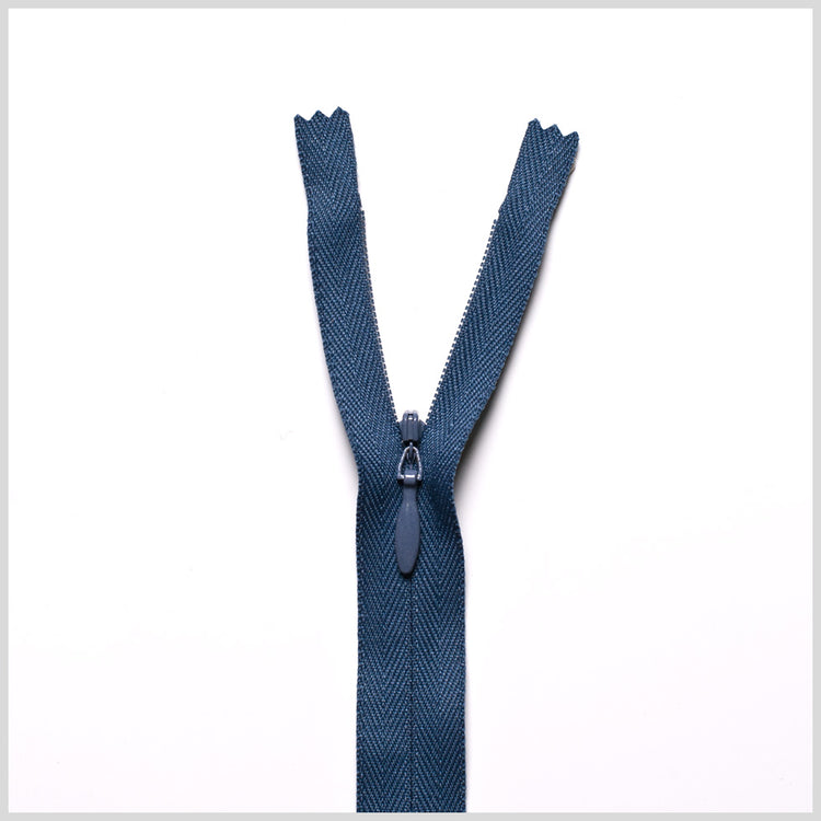 template--25130090922057__main-Invisible Zipper 24" by YKK - 398 Dark Gray Blue