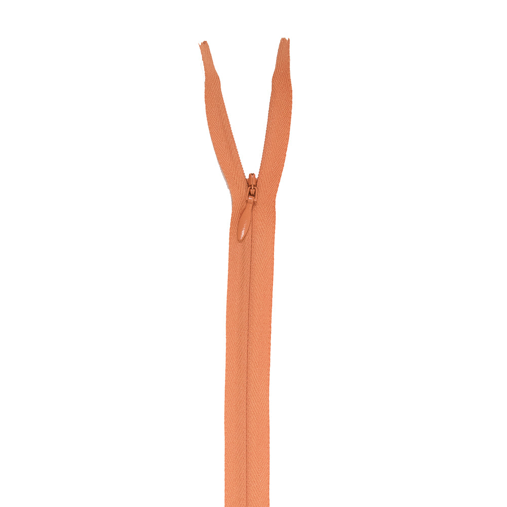 Invisible Zipper 9" by YKK - 043 Apricot Orange