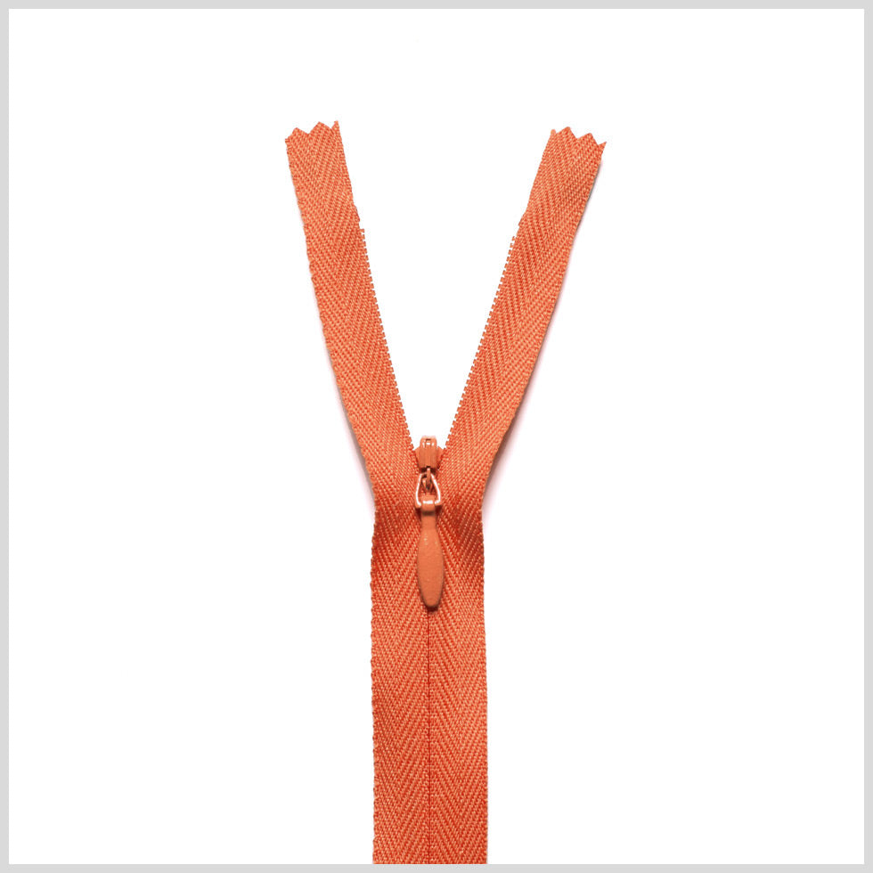 Invisible Zipper 9" by YKK - 053 Bright Orange