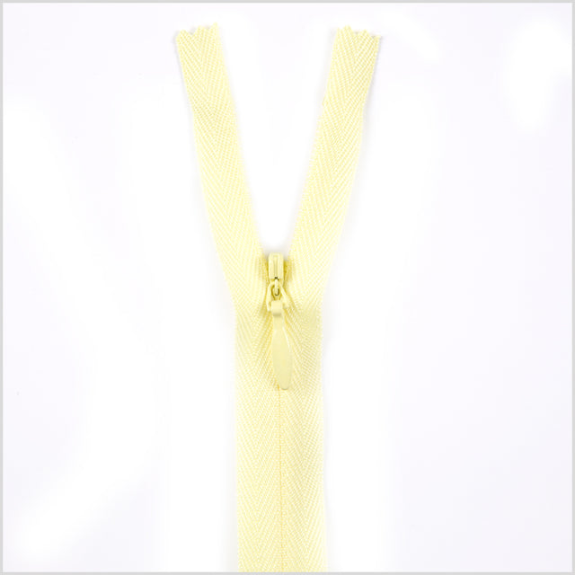 Invisible Zipper 9" by YKK - 054 Pale Yellow