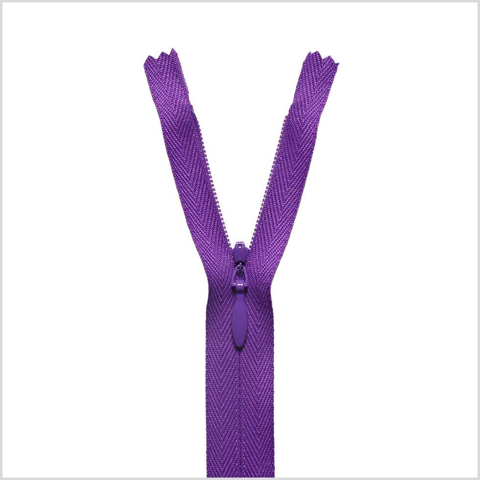 Invisible Zipper 9" by YKK - 284 Royal Purple