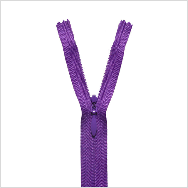 Invisible Zipper 9" by YKK - 284 Royal Purple