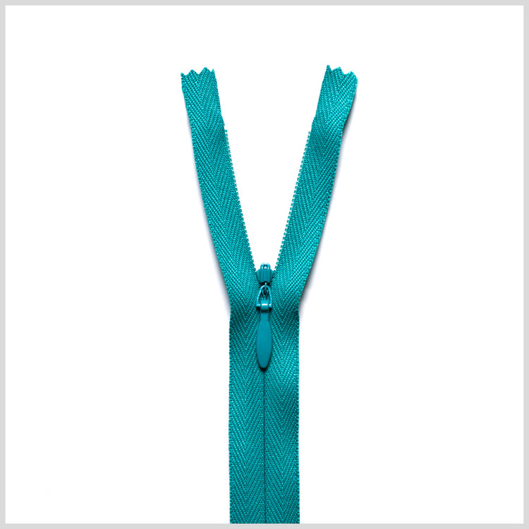 template--26688905969737__main-Invisible Zipper 9" by YKK - 539 Turquoise