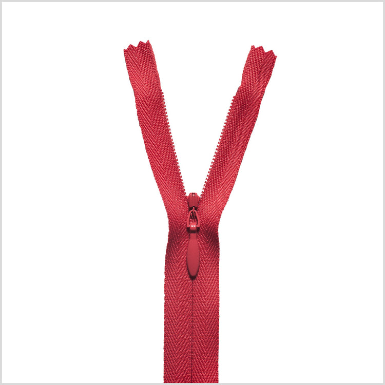 template--25130090922057__main-Invisible Zipper 9" by YKK - 818 Red