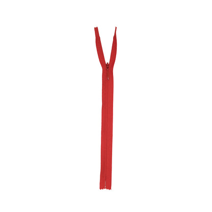 Invisible Zipper 9" by YKK - 819 Senega Red Detail