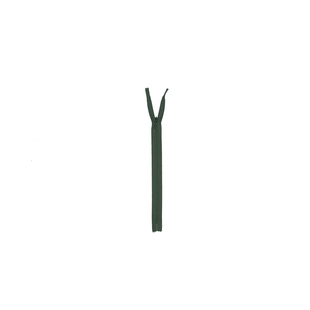 Invisible Zipper 9" by YKK - 879 Vineyard Green Detail