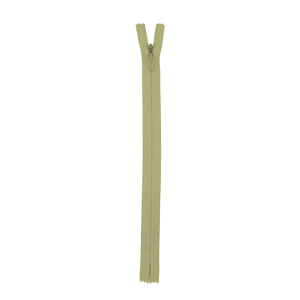 Invisible Zipper 9" by YKK - 883 Light Sage Detail