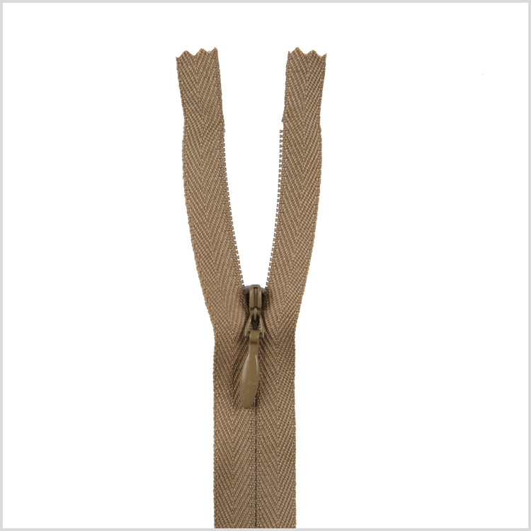 template--25130090922057__main-Invisible Zipper 9" by YKK - 896 Dark Khaki