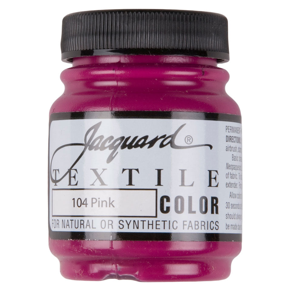 Jacquard Textile Color Fabric Paint - 104 Pink