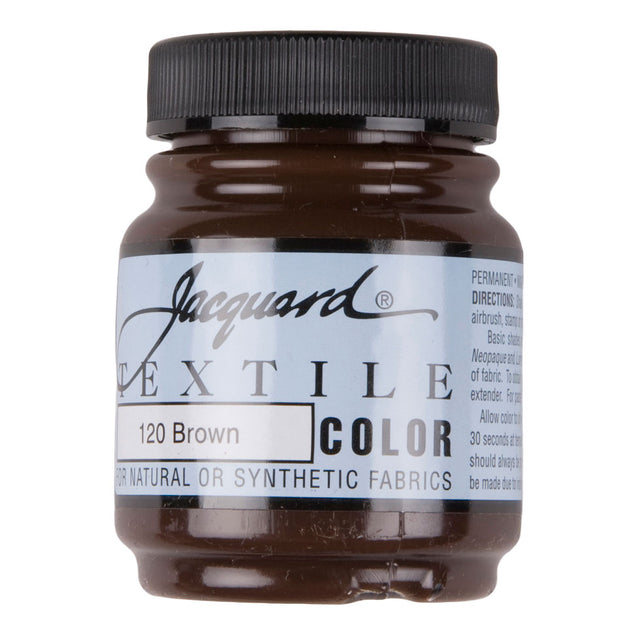 Jacquard Textile Color Fabric Paint - 120 Brown