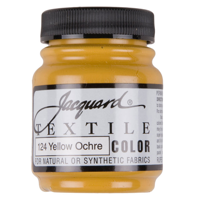 Jacquard Textile Color Fabric Paint - 124 Yellow Ochre