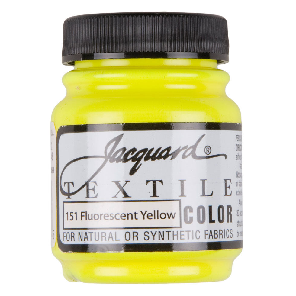 Jacquard Textile Color Fabric Paint - 151 Fluorescent Yellow