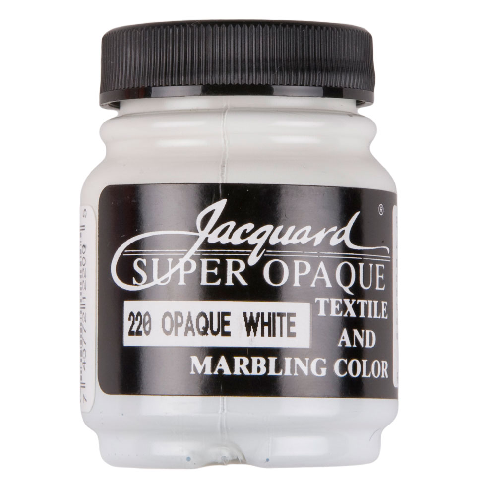 Jacquard Textile Color Fabric Paint - 220 Opaque White