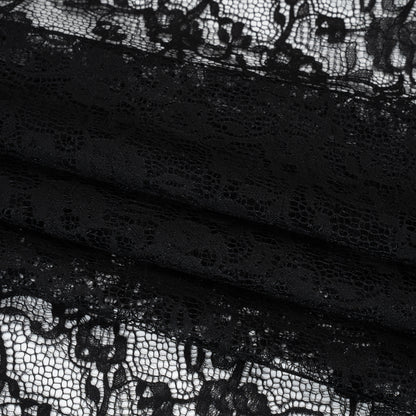 Chantilly Lace - Black Floral Vines
